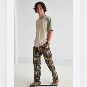 BDG/Urban Outfitters Floral Print Woven Lounge Men's Pants
